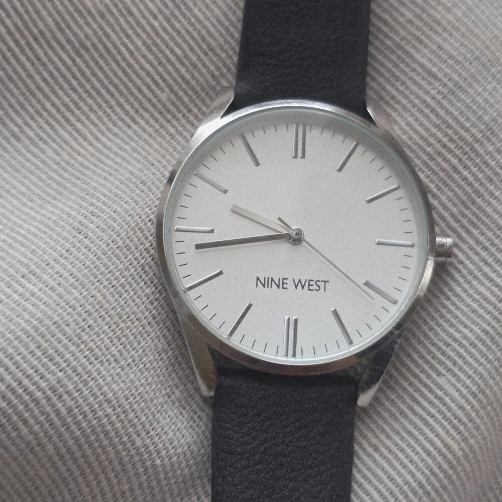 Nine West Black and silver watch